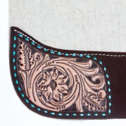 Reinsman 3/4 Inch Limited Edition Apex Arizona Turquoise Contour Felt Saddle Pad -Rustic Cowgirl Sales 37030 LE4 03
