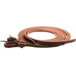 Nrs Tack 8ft 1/2in Oiled Hand Rubbed Split Reins
