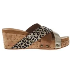 Corkys Footwear Women's Corky Amuse Leopard Wedge -Rustic Cowgirl Sales 41 0112 LEOP Q 05