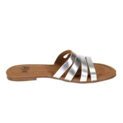 Corkys Footwear Womens Hey Girl Bikini Silver Slide -Rustic Cowgirl Sales 41 5130 SILVER 4