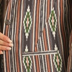 Rock & Roll Denim Women's Aztec Print Blazer -Rustic Cowgirl Sales 52 3030 2