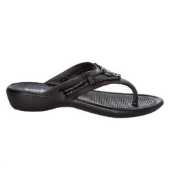 Minnetonka Womens Silverthorn Black Sandal -Rustic Cowgirl Sales 570001 BLK 5