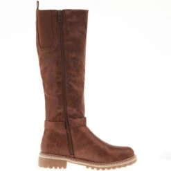 Corkys Footwear Women's Cognac Distressed Corky's Cognac Distressed Giddy Up Tall Boot -Rustic Cowgirl Sales 81 0003 CGDS R 05