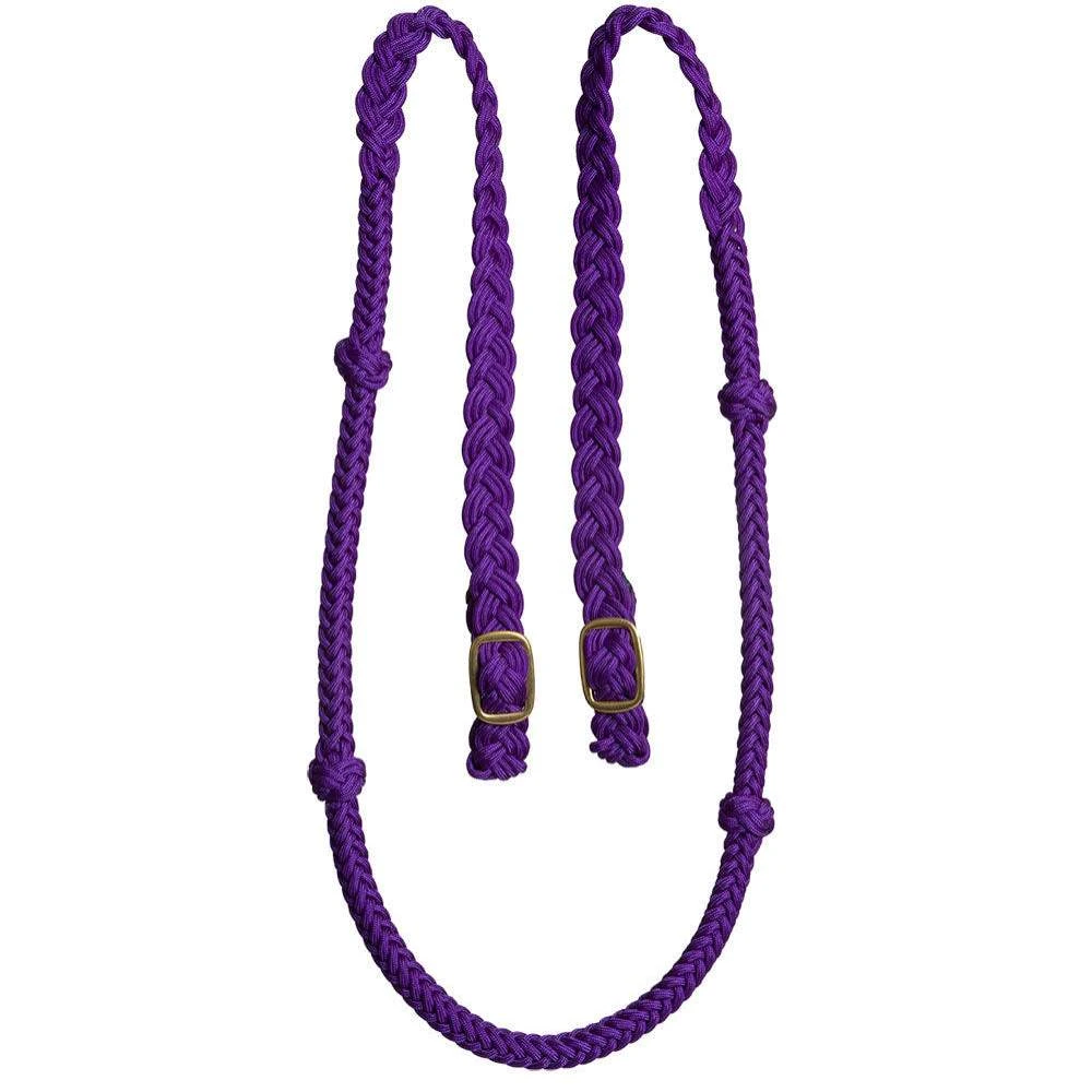 Mustang Cable Knotted Lifter Barrel Rein 3 Mustang Cable Knotted Lifter Barrel Rein - Image 3