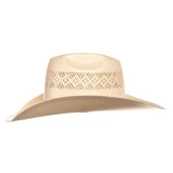American Hats Fancy Vent Diamond Weave 9 Line Black Band 3 3/4in. Brim Straw Fashion Hat -Rustic Cowgirl Sales 8300S9LBLK375 3