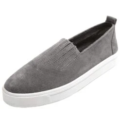 Women's Minnetonka Gabi Grey Slip On Shoe