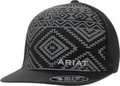 Men's M F Western Aztec Black Cap