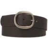 Gem Dandy Accessories Ladies Black Belt With Non Stitched Edges