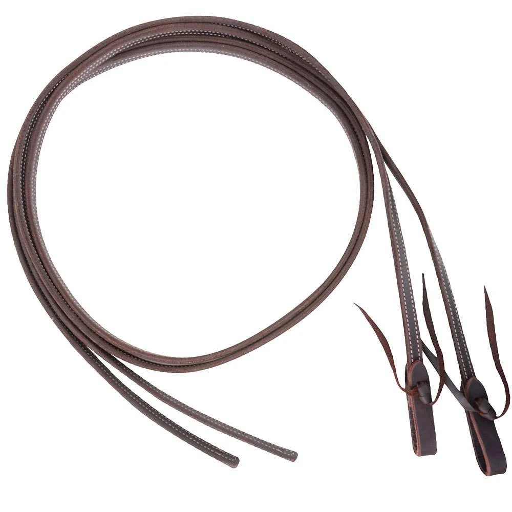 Martin Saddlery Heavy Latigo Doubled & Stitched Split Reins 1 Martin Saddlery Heavy Latigo Doubled & Stitched Split Reins