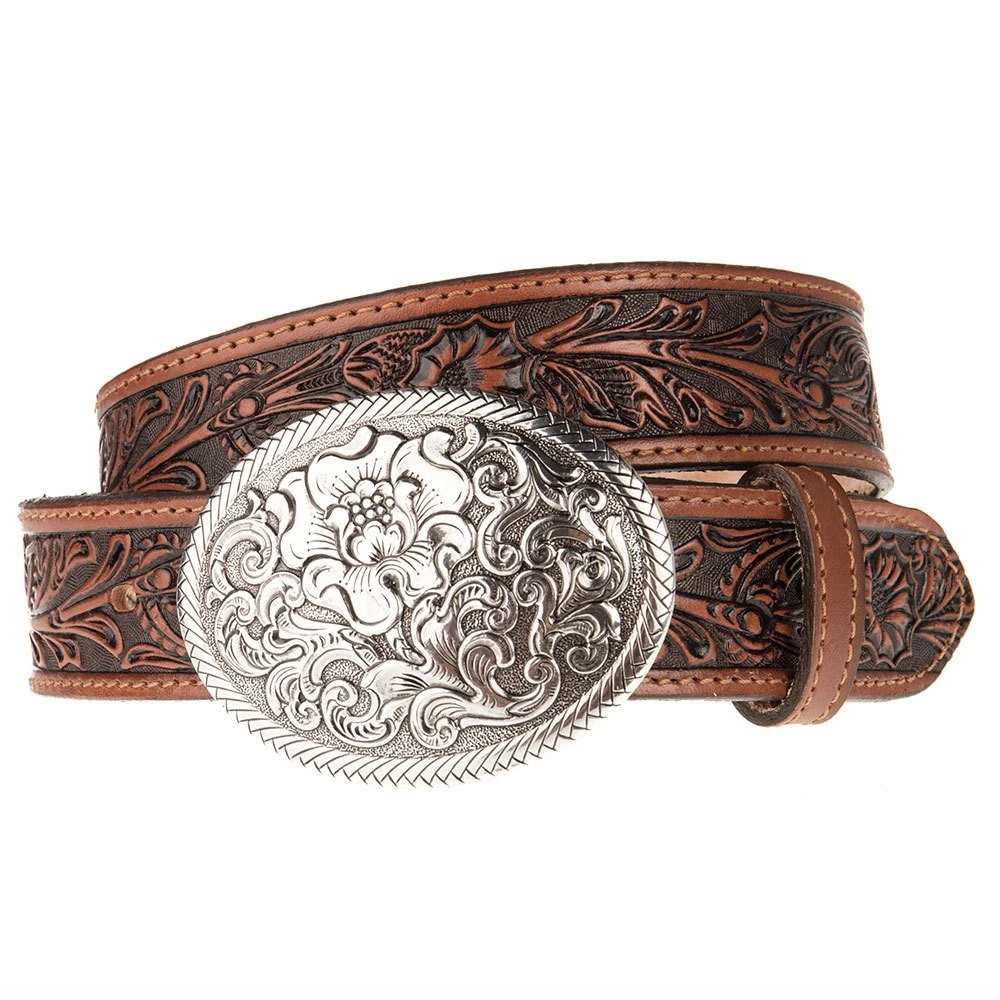 Ladies Floral In.Bellein. Belt With Buckle 1 Ladies Floral In.Bellein. Belt With Buckle