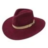 Charlie 1 Horse Highway Burgundy 3 3/4in. Brim