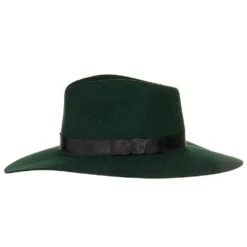 Women's M+F Green With Black Band Fashion Hat -Rustic Cowgirl Sales 98T7890828 2