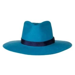 Women's M+F Turquoise With Navy Band Fashion Hat -Rustic Cowgirl Sales 98T7891133 1