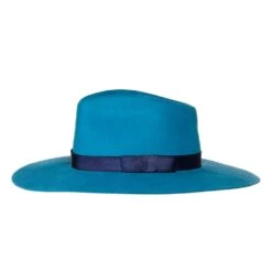 Women's M+F Turquoise With Navy Band Fashion Hat -Rustic Cowgirl Sales 98T7891133 2