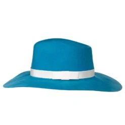 Women's M+F Turquoise With White Band Fashion Hat -Rustic Cowgirl Sales 98T7891333 2