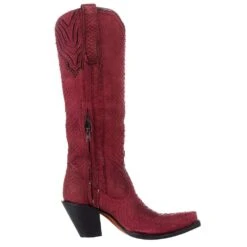 Corral Women`s Red Python 15in. Top Boot -Rustic Cowgirl Sales A4194 5