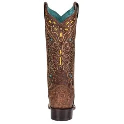 Corral Women`s Brown Inlay Embroidered Cowgirl Boot -Rustic Cowgirl Sales A4207 4