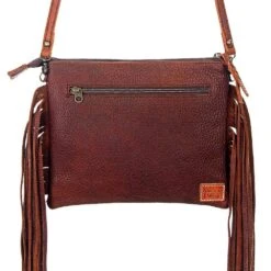 American Darling Cowhide Crossbody Purse -Rustic Cowgirl Sales ADBG109TANTRQ 04