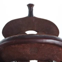 Burns Saddlery 14 Inch 30HD Chocolate Roughout Barrel Saddle -Rustic Cowgirl Sales BR 3000 14 30 HD 2