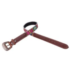 Rafter T Ranch Company Ladies Hand Painted Aztec Belt -Rustic Cowgirl Sales BT583 1