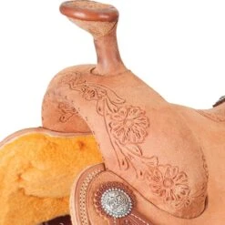 Cactus Saddlery Relentless Rough-Out Team Roper Saddle -Rustic Cowgirl Sales CS TBR013 2