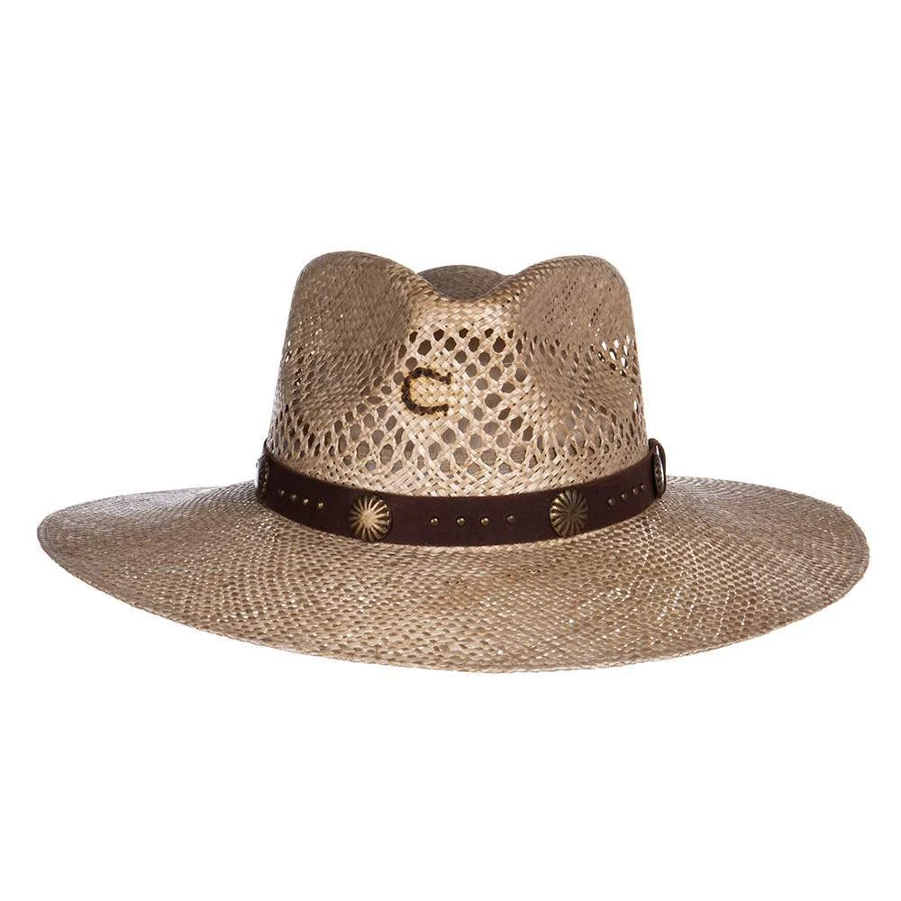 Charlie 1 Horse Charlie 1 Horse Hair Trigger 3 3/4in. Brim Straw Fashion Hat 2 Charlie 1 Horse Charlie 1 Horse Hair Trigger 3 3/4in. Brim Straw Fashion Hat - Image 2