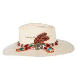 Charlie 1 Horse Navajo 3 3/4` Brim Aztec Band 5 Charlie 1 Horse Navajo 3 3/4` Brim Aztec Band -Rustic Cowgirl Sales CSNVJO 343681 2