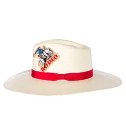 Charlie 1 Horse Rodeo Road 3 3/4` Brim Red Band Rodeo Patch -Rustic Cowgirl Sales CSRDRO 343681 21