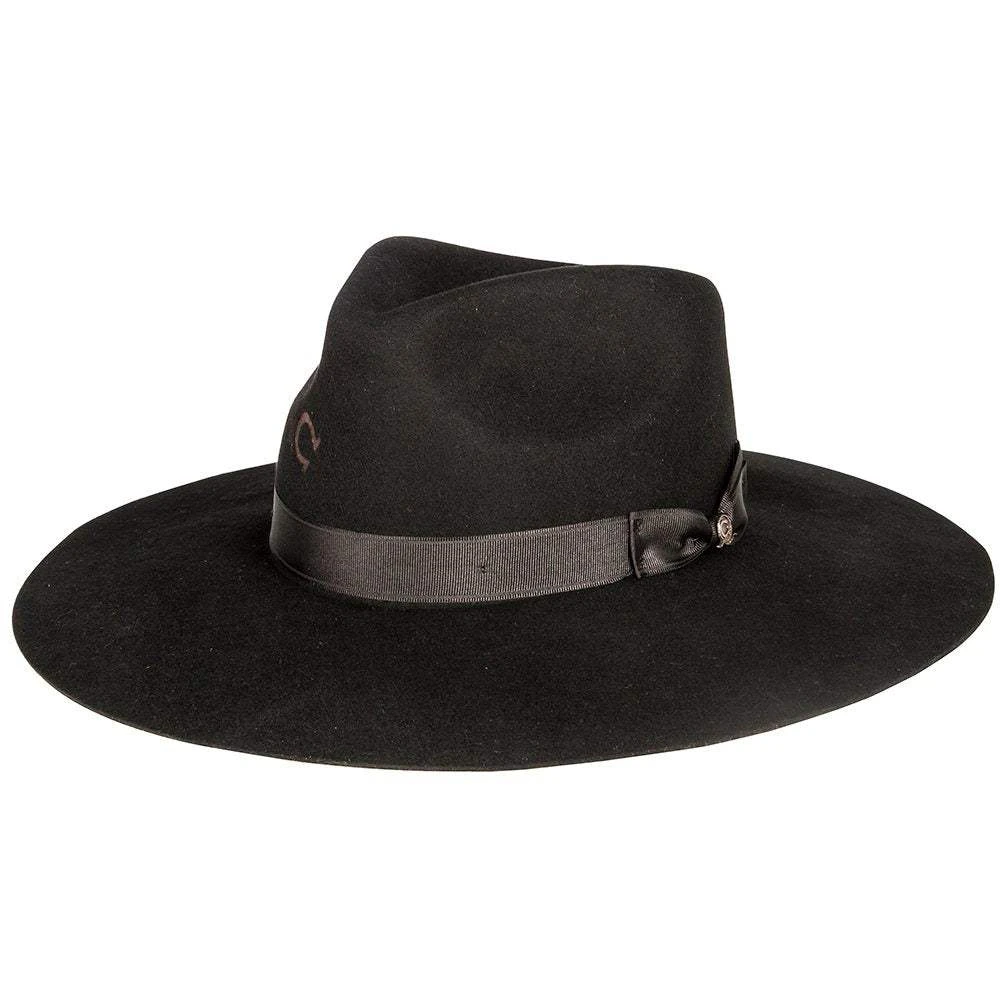 Charlie 1 Horse Women's Black Highway Fashion Hat 3 3/4in Brim 3 Charlie 1 Horse Women's Black Highway Fashion Hat 3 3/4in Brim - Image 3