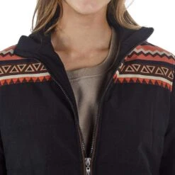 Montanaco Montana Bonded Jacket With Aztec Print -Rustic Cowgirl Sales EF18411A 03