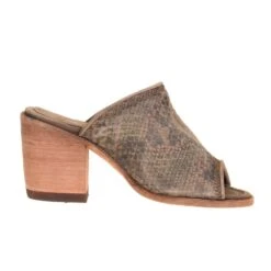 Liberty Black Women's Liberty Black Python Verde Mule -Rustic Cowgirl Sales LB 721008 GREEN 4