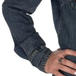 Wrangler Women's Vintage Denim Snap Shirt -Rustic Cowgirl Sales LW3039D 22