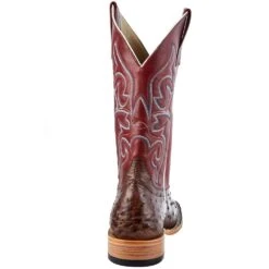 Macie Bean Boots Women's Macie Bean Top Hand Kango Tobacco Full Quill Ostrich Red Fools Top Cowgirl Boot -Rustic Cowgirl Sales M2001 4