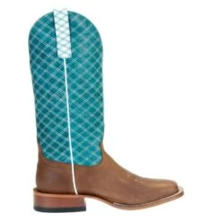 Macie Bean Boots Womens MB Tex Marks The Spot Brown/Turq Boot -Rustic Cowgirl Sales M9159 4