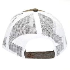 Mcintire Saddlery Heather Brown Cap With Natural Tool Leather Patch -Rustic Cowgirl Sales MS CAP09 BROWN 4