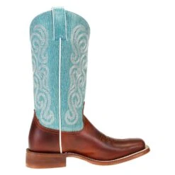 Nocona Boot Company Women`s Nocona Waverly Turquoise 13` Top Boot -Rustic Cowgirl Sales NL5426 4