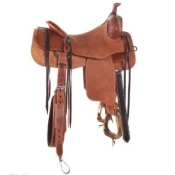 Martin Saddlery NRS 1/4 Breed Basket Stamp Performance Saddle -Rustic Cowgirl Sales NRS 28NBS 1