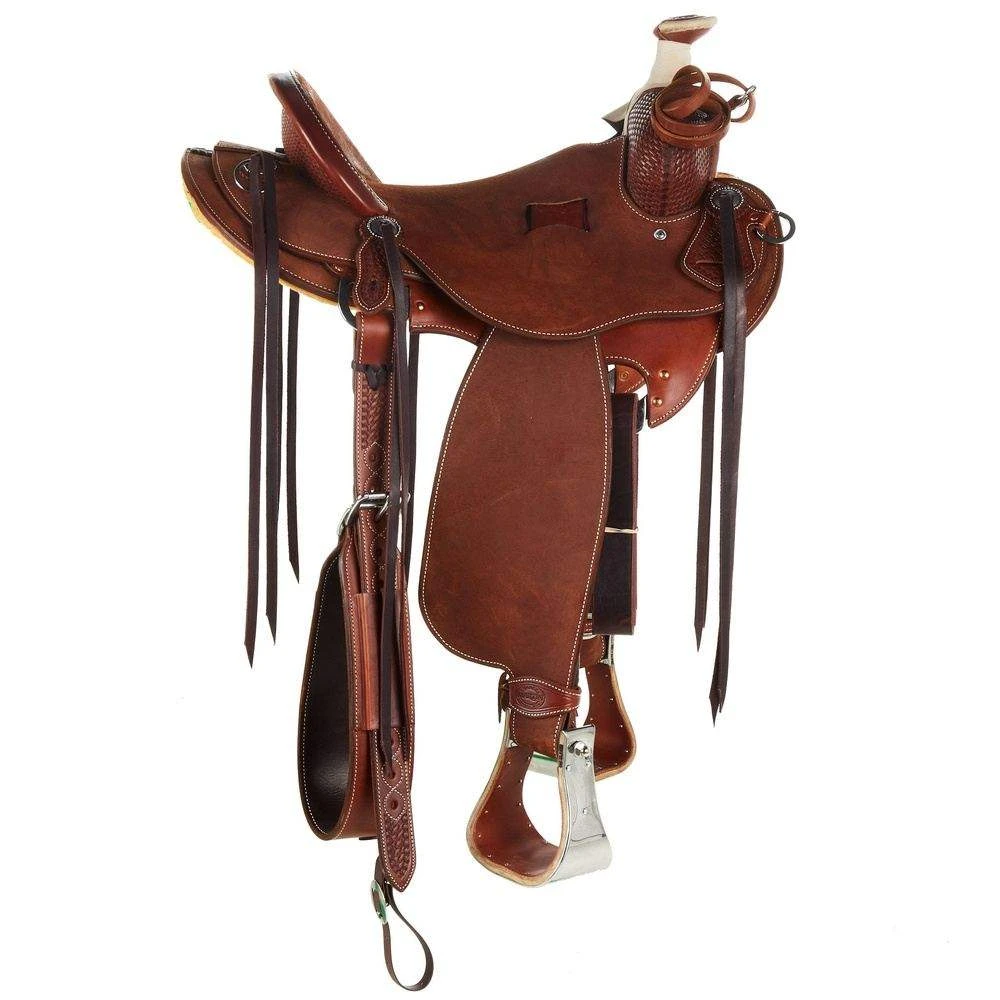 Martin Saddlery Chestnut 1/8 Breed Mini Basket Rancher 2 Martin Saddlery Chestnut 1/8 Breed Mini Basket Rancher - Image 2