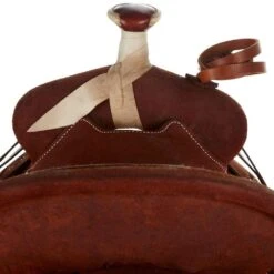 Martin Saddlery Chestnut Roughout Ranch Saddle -Rustic Cowgirl Sales NRS 64 7730 03
