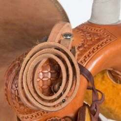 Martin Saddlery Martin Saddlery Rancher 1/2 Breed Waffle Stamped W/ San Carlos W/ Pencil Roll 7 Martin Saddlery Martin Saddlery Rancher 1/2 Breed Waffle Stamped W/ San Carlos W/ Pencil Roll -Rustic Cowgirl Sales NRS 64NWF detail2