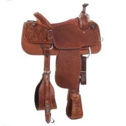 Martin Saddlery Martin Saddlery Weathered Antique Rust Suede Seat Team Roper 6 Martin Saddlery Martin Saddlery Weathered Antique Rust Suede Seat Team Roper -Rustic Cowgirl Sales NRS 6750 1