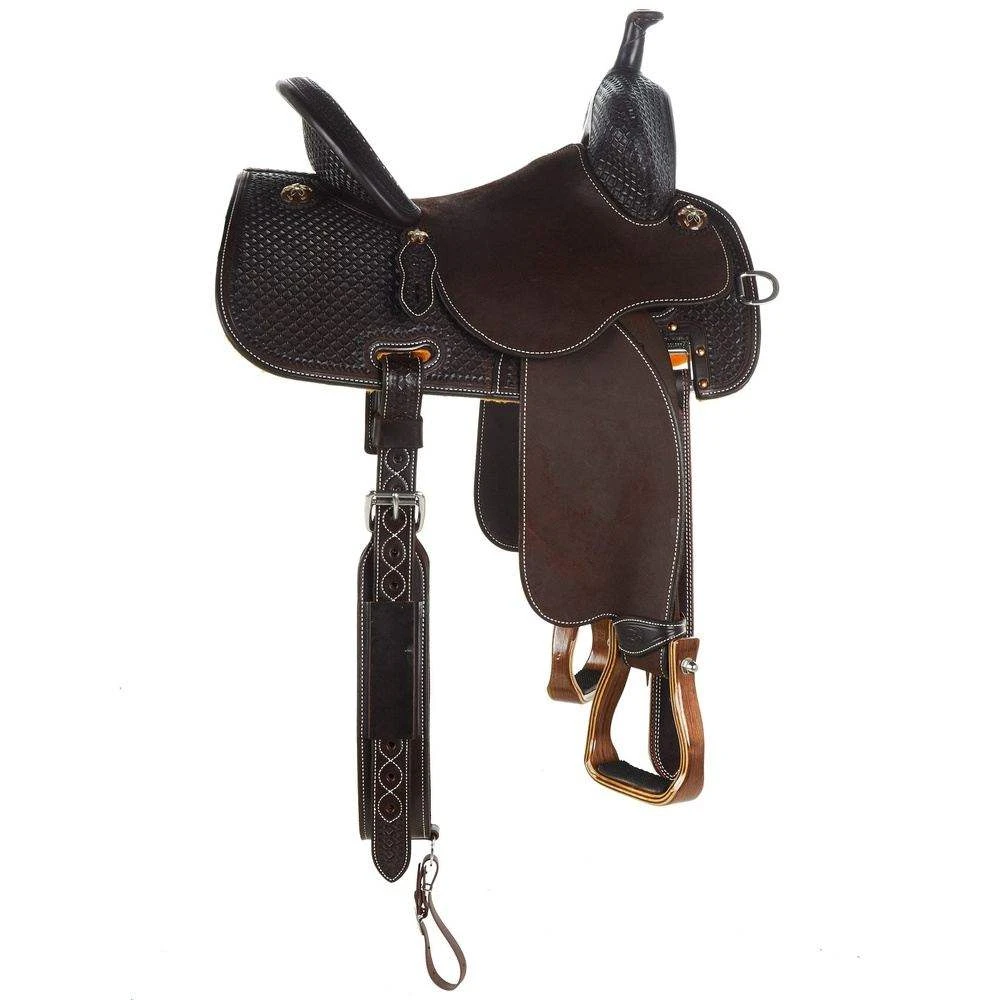 Martin Saddlery Martin Saddlery Chocolate 1/2 Breed Stingray Barrel Saddle 2 Martin Saddlery Martin Saddlery Chocolate 1/2 Breed Stingray Barrel Saddle - Image 2