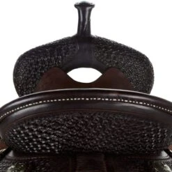 Martin Saddlery Chocolate Crown C 1/2 Breed Barrel Saddle -Rustic Cowgirl Sales NRS 97 7256 03