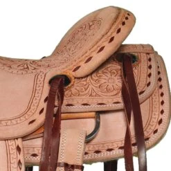 NRS Kids Rough Out With Buckstitch Ranch Saddle -Rustic Cowgirl Sales RK019 3