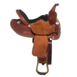 NRS Barrel Racer Youth Saddle With Padded Seat -Rustic Cowgirl Sales RK020 2