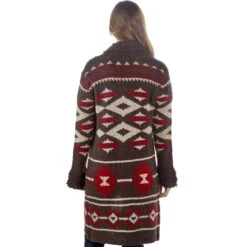 Montanaco Montana Long Aztec Sweater Cardigan -Rustic Cowgirl Sales S004 04
