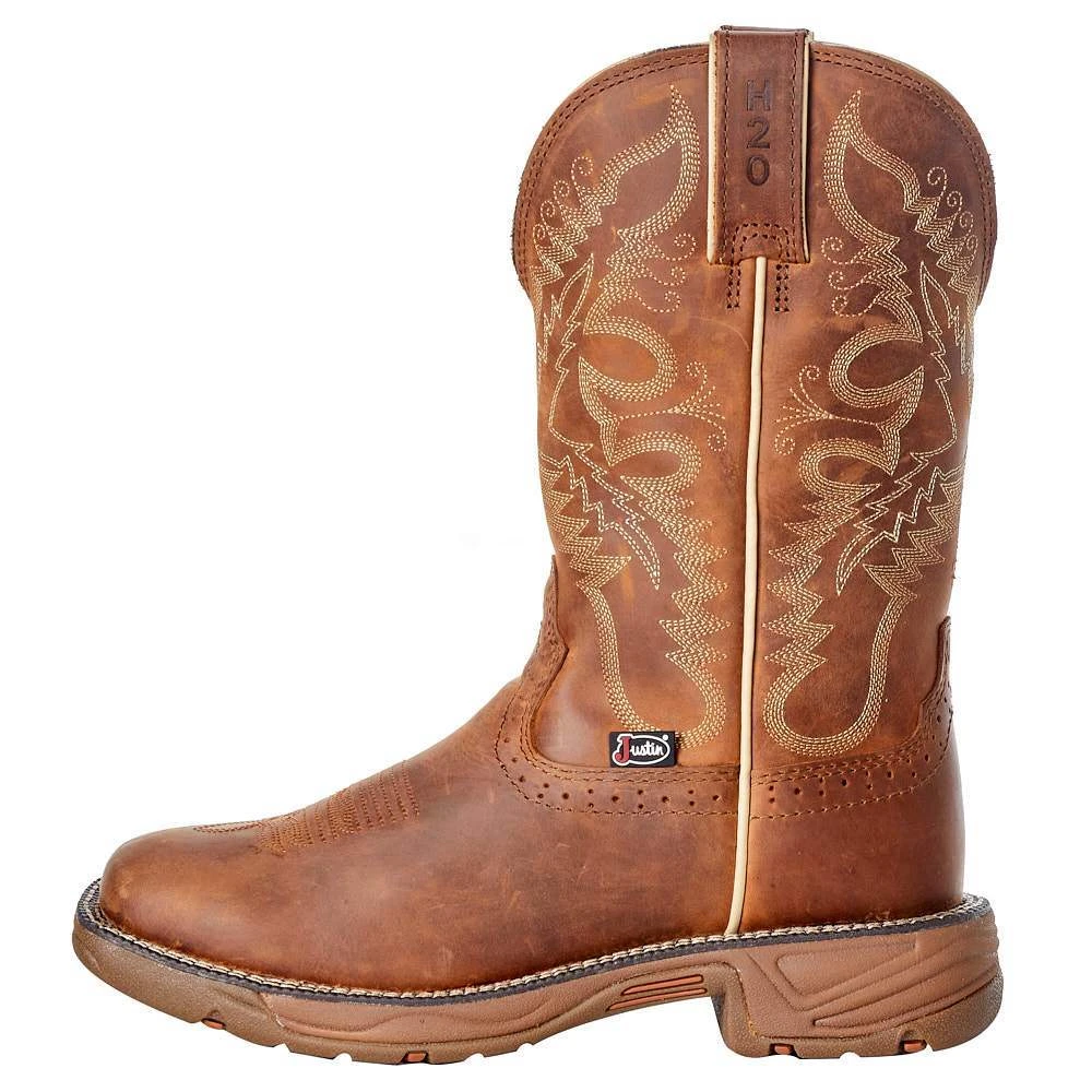 Justin Boots Women's Stampede Rush Tan Waterproof Soft Toe Work Boot 4 Justin Boots Women's Stampede Rush Tan Waterproof Soft Toe Work Boot - Image 4