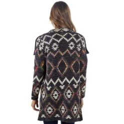 Women's Montanaco Long Aztec Cardigan -Rustic Cowgirl Sales SF17001 04