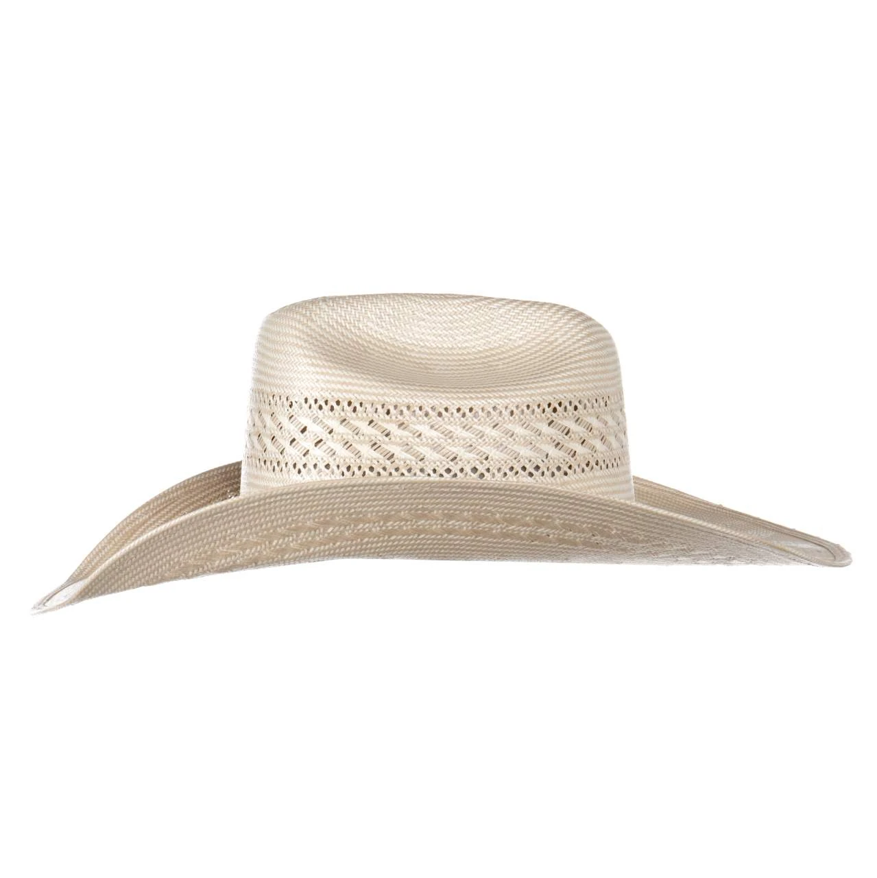American Hats AHC Tuf Cooper 8810 4 1/4in. Brim Rancher Crease Straw Cowboy Hat 3 American Hats AHC Tuf Cooper 8810 4 1/4in. Brim Rancher Crease Straw Cowboy Hat - Image 3