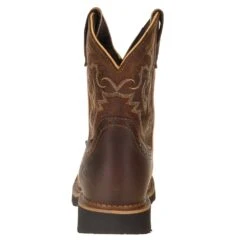 Justin Boot Company Ladies Jalena Maple Tan 8in. Maple Tan Top Water Proof Comp Toe Work Boot -Rustic Cowgirl Sales WKL9978 4